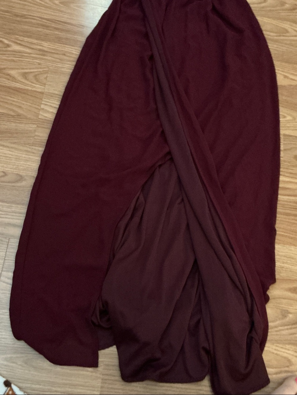 Show Me Your MuMu Burgundy Sleeveless Maxi Dress Size Small - Picture 6 of 6